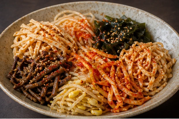 鶏西辣菜を料理名に合わせて生成した3対2の料理写真