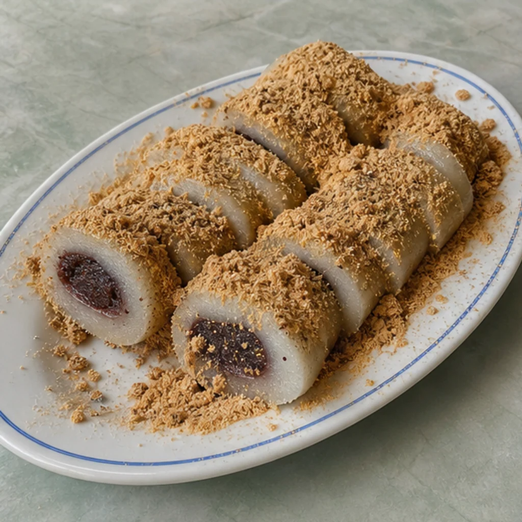 驴打滚を料理名に合わせて生成した料理写真