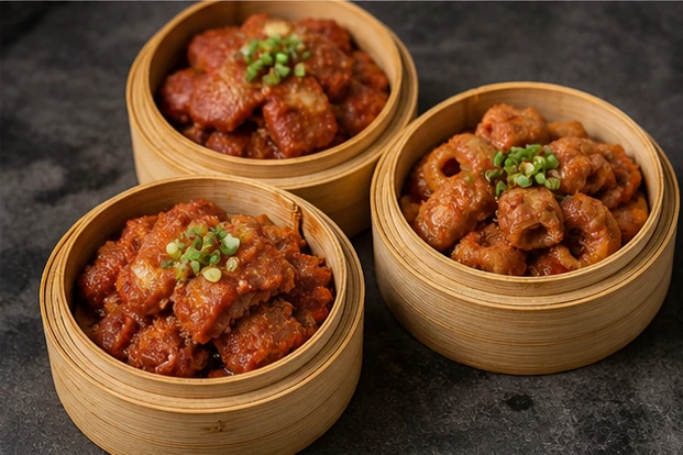 万州格格を料理名に合わせて生成した3対2の料理写真