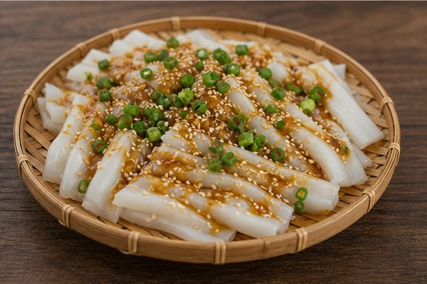 湛江簸箕炊を料理名に合わせて生成した3対2の料理写真